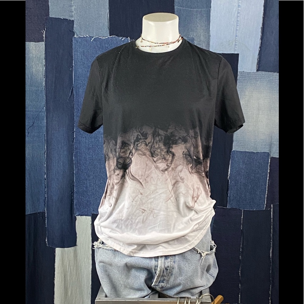 Urban-ID Two Toned Smoky T-Shirt Short Sleeve Sz L